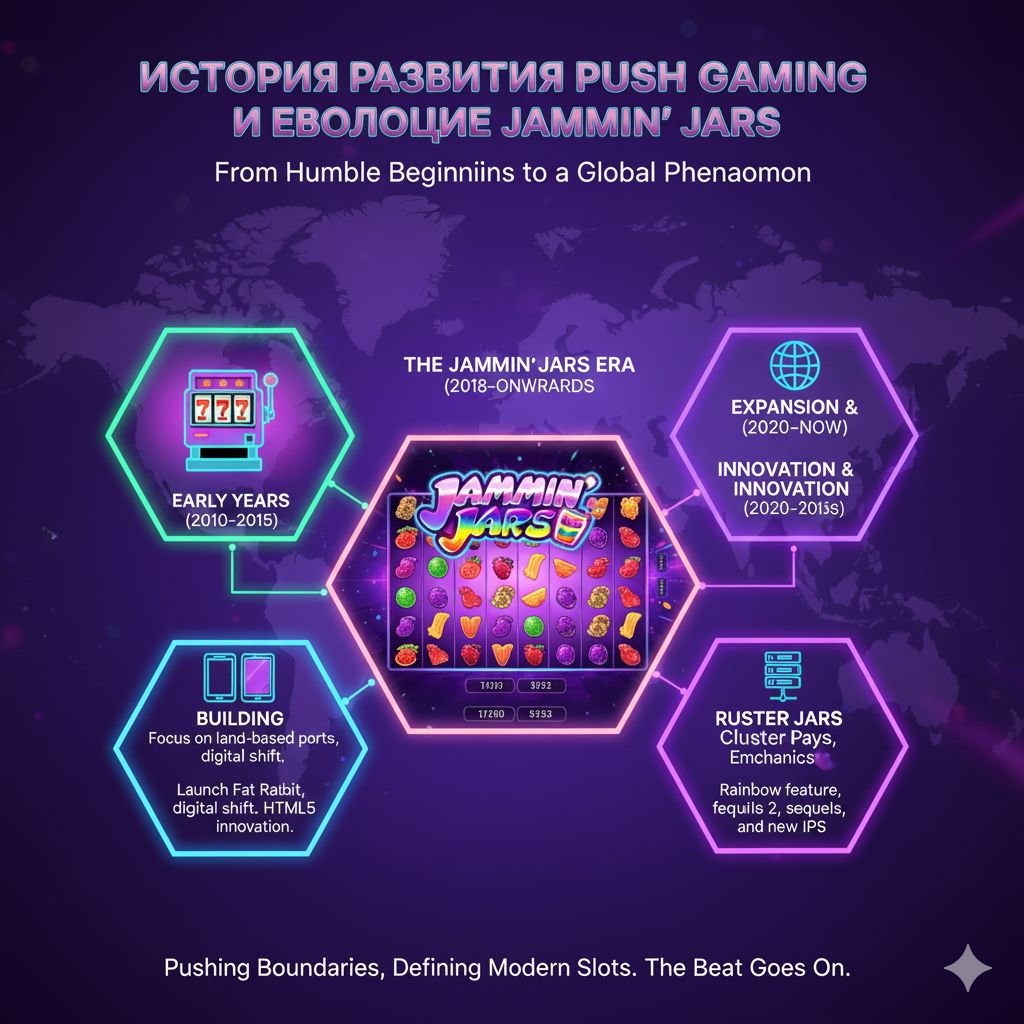 История развития Push Gaming и эволюция Jammin Jars