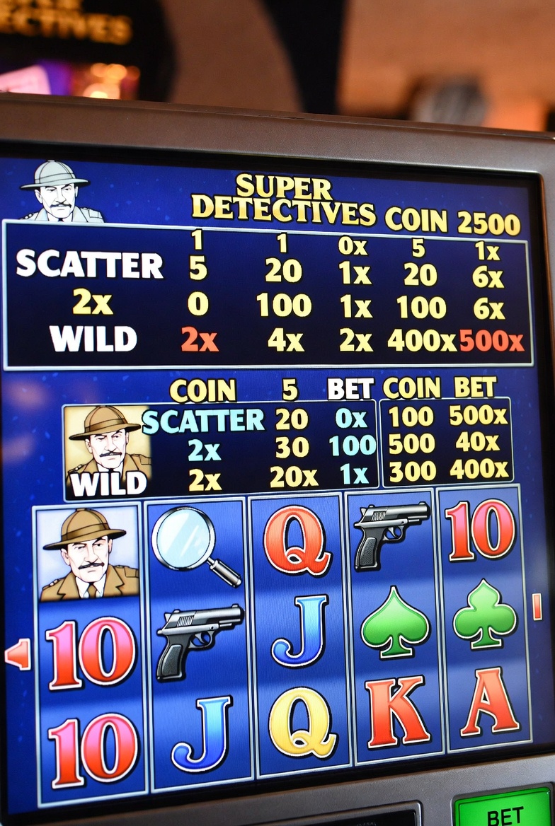 Super Detectives слотының төлем кестесі және символдары