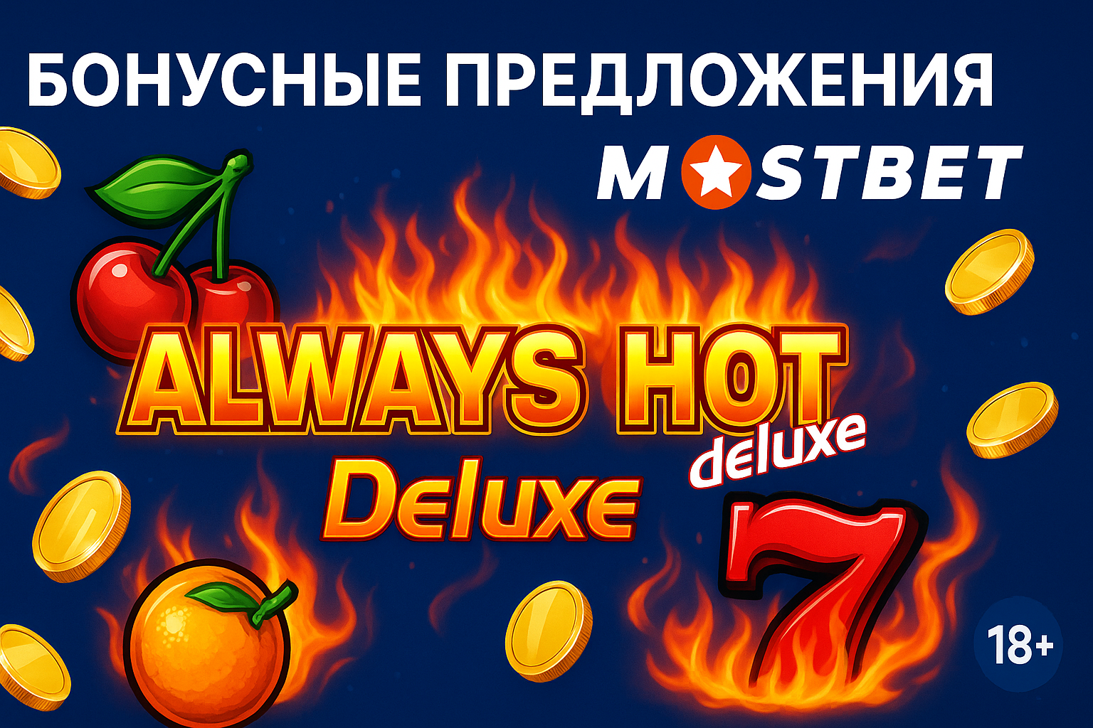 Always Hot Deluxe үшін Mostbet бонустық ұсыныстары