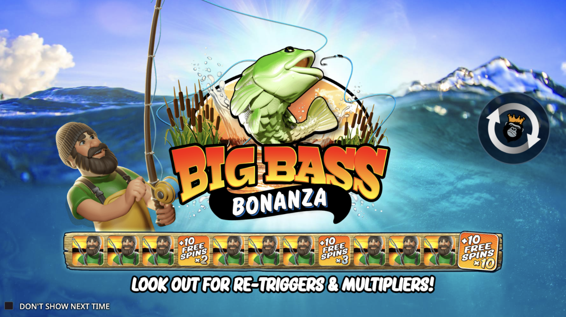 Big Bass Bonanza демо-нұсқасы - балық аулау слотында тегін ойын