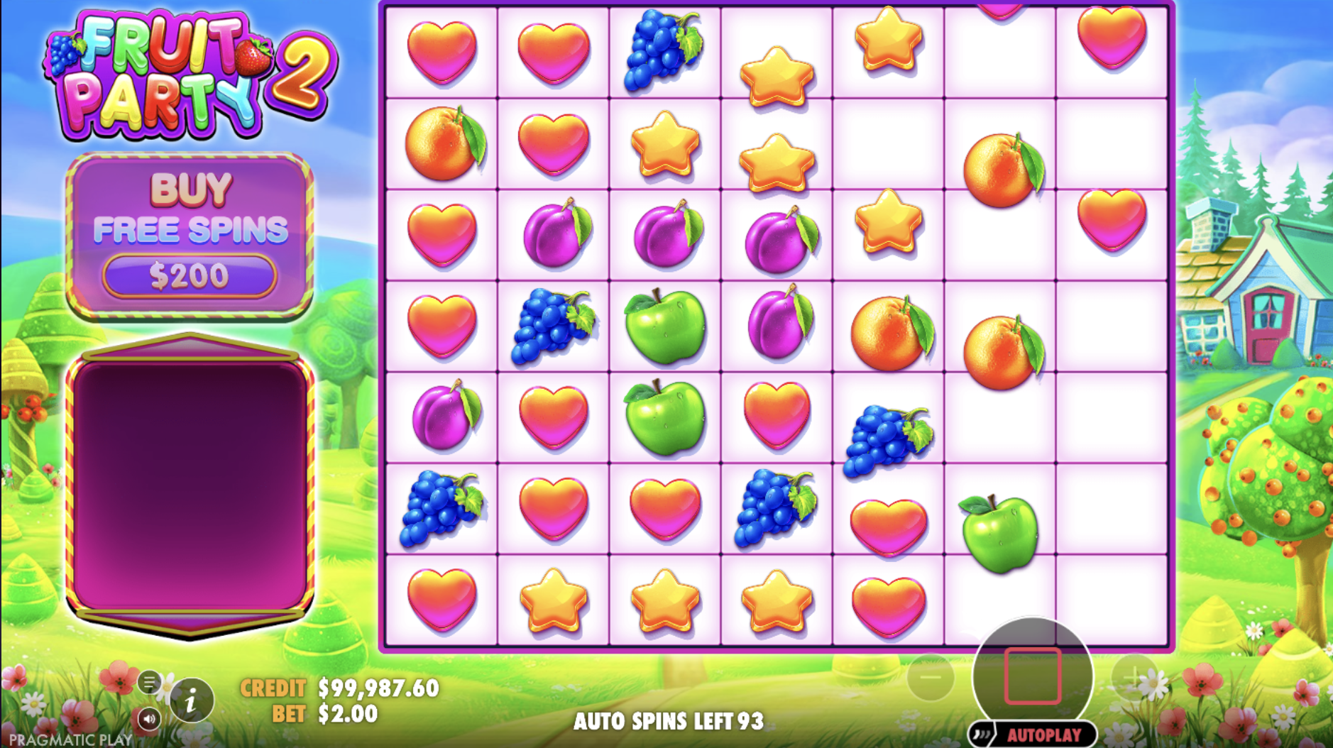 Fruit Party 2-ні бәсекелестермен салыстыру