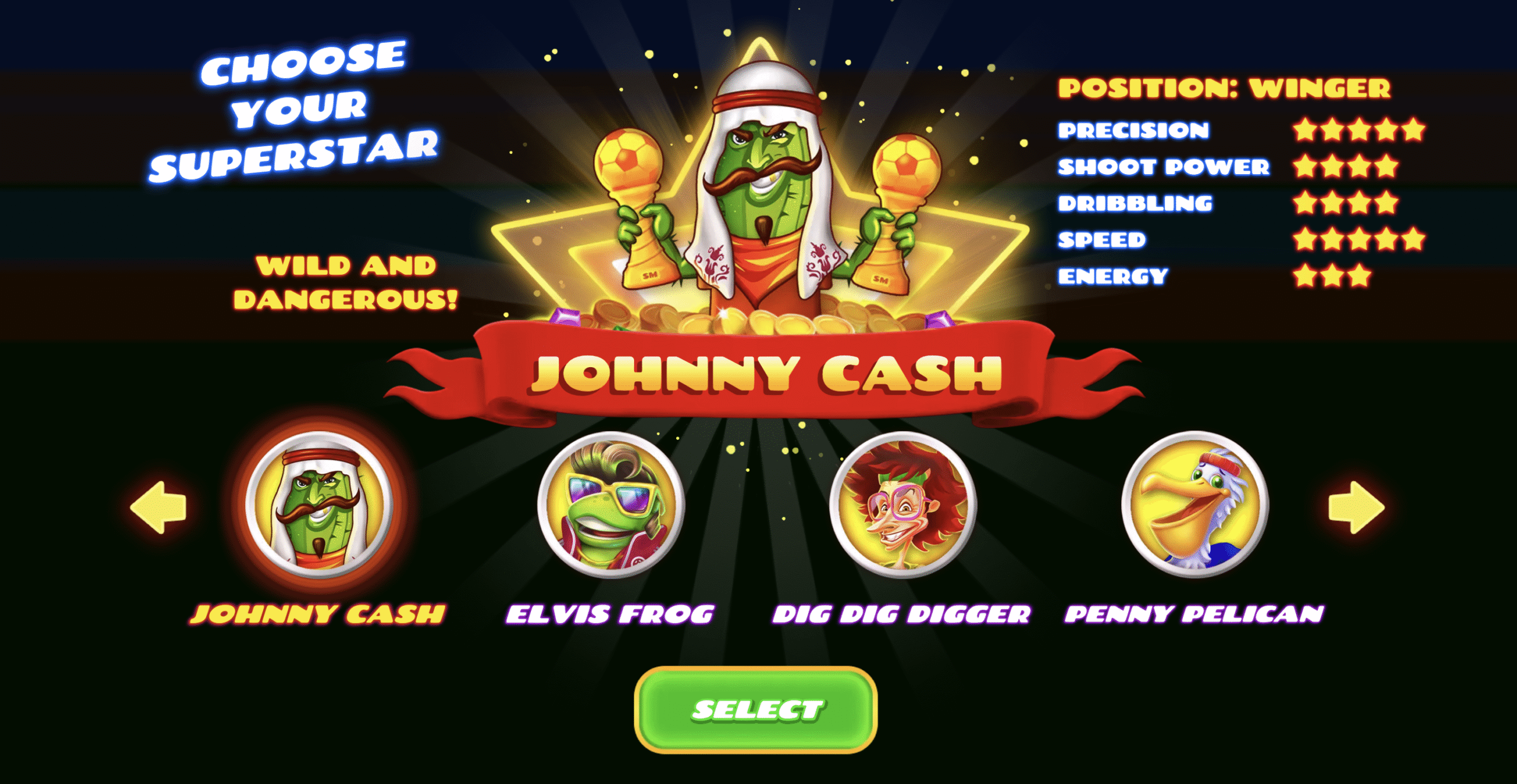 Soccermania BGaming slot machine on Mostbet platform