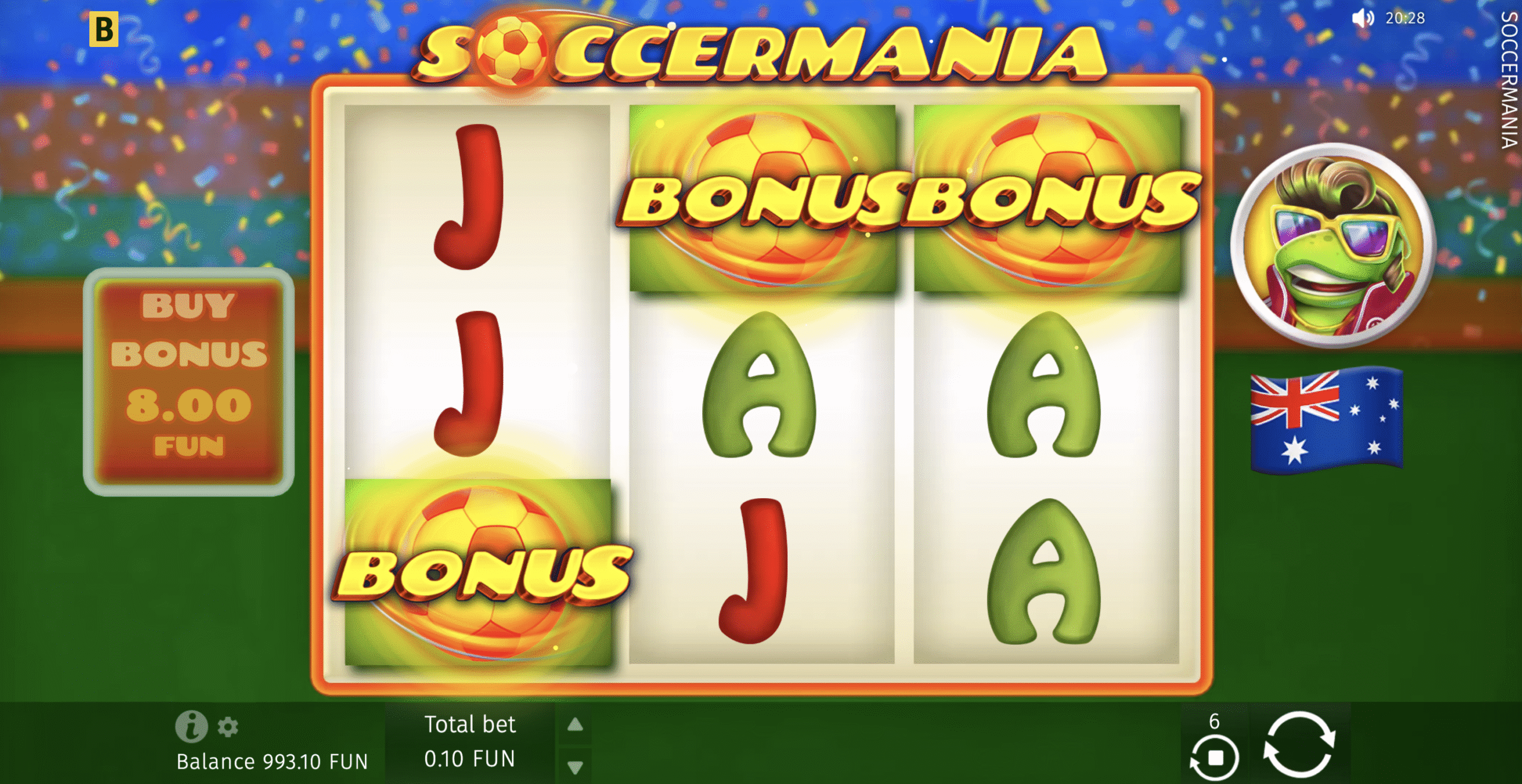 Mostbet bonuses and promotions for Soccermania BGaming