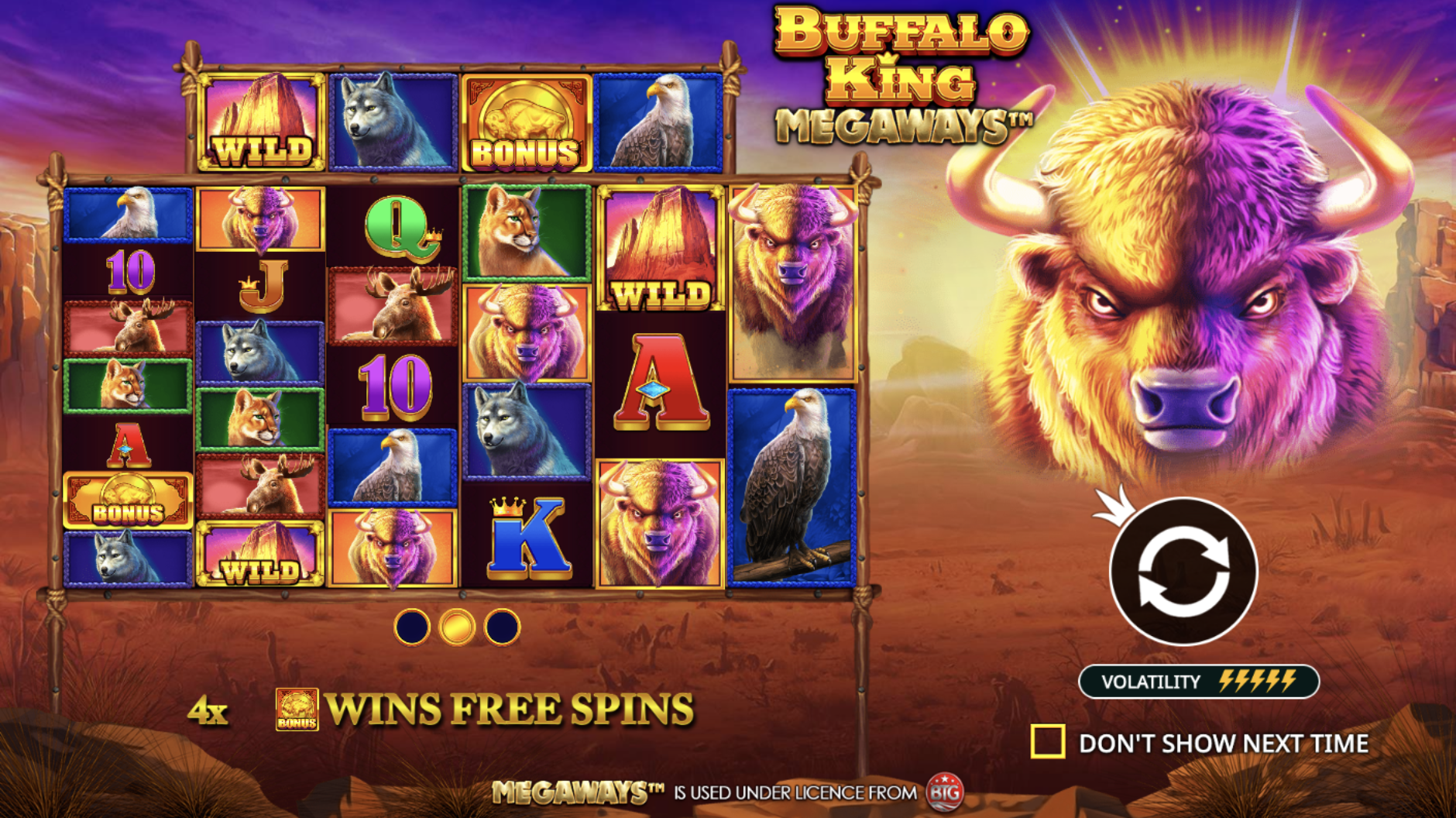 Buffalo King Megaways
