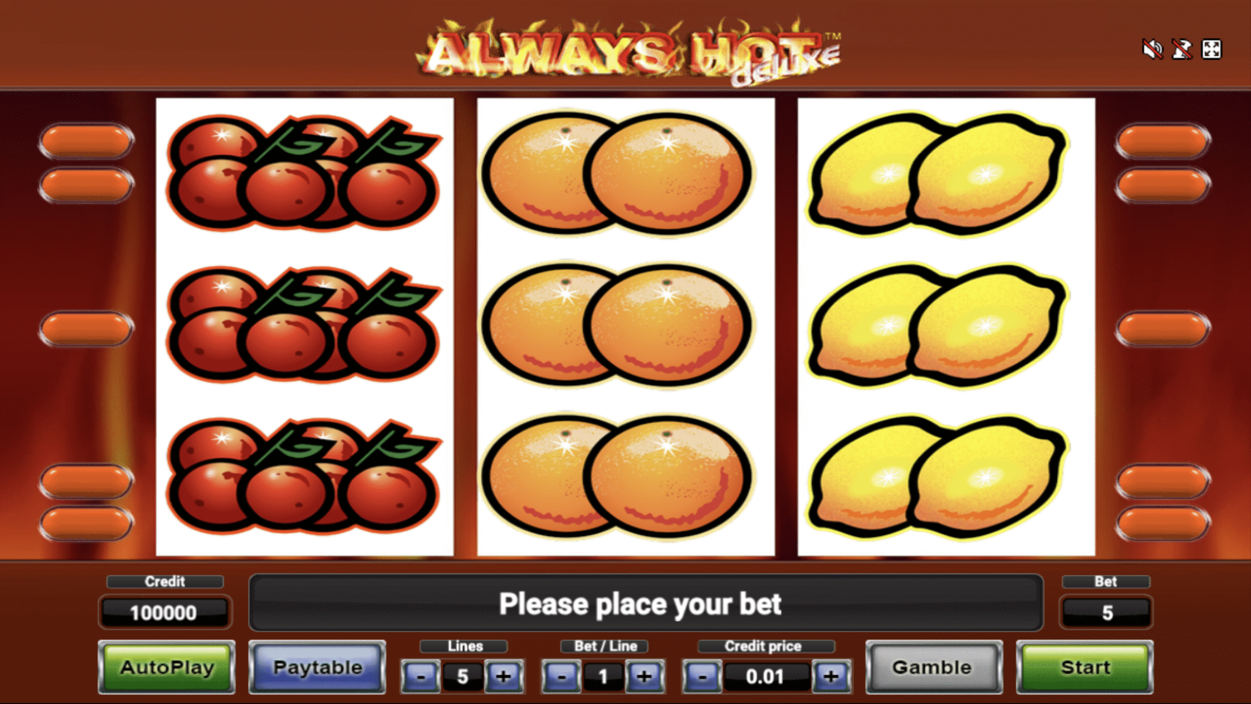 Always Hot Deluxe слотының RTP және волатильділік графигі