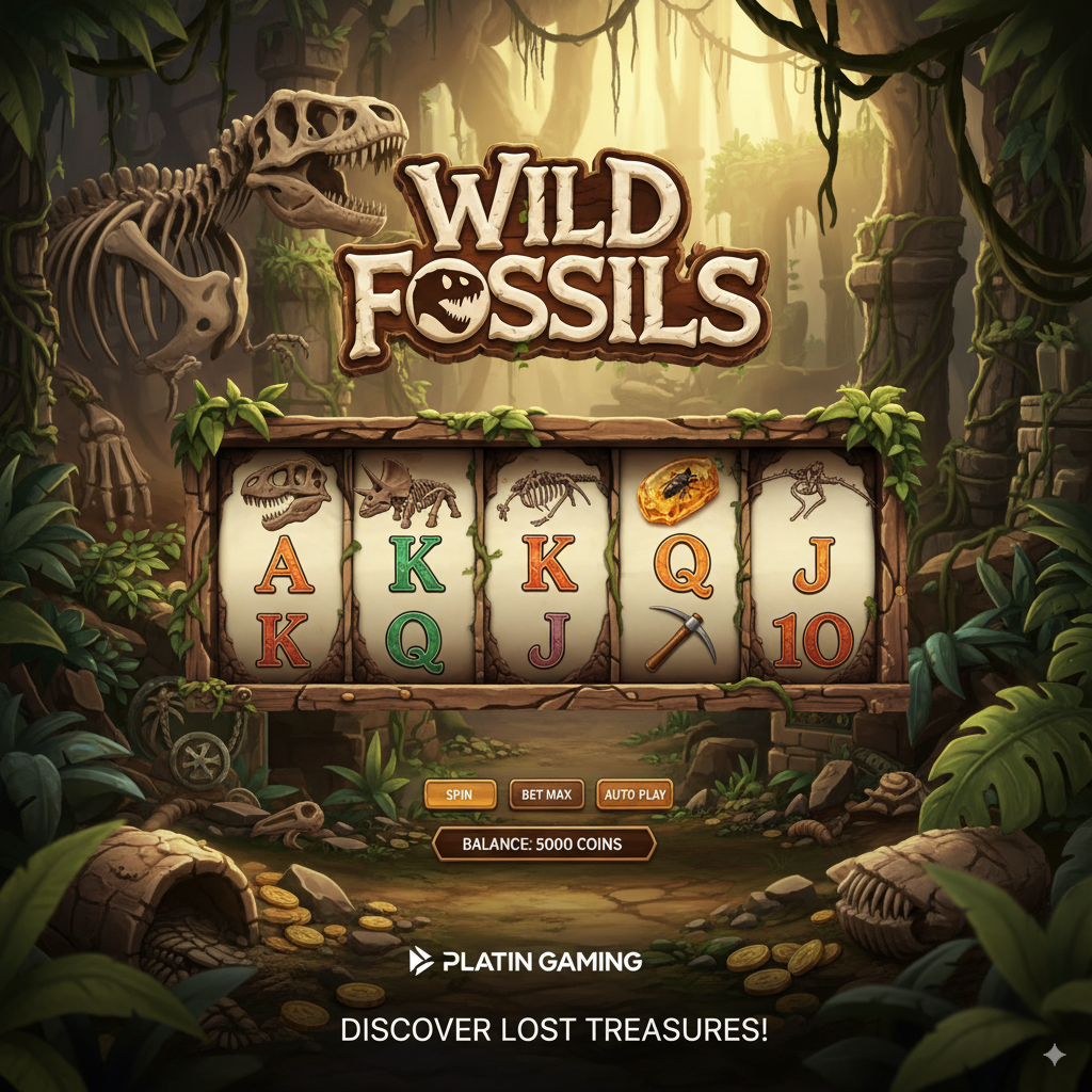 Platin Gaming-тің Wild Fossils ойын автоматы
