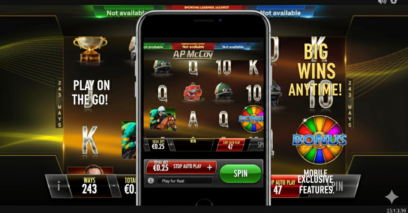 Mobile version of the AP McCoy: Sporting Legends slot