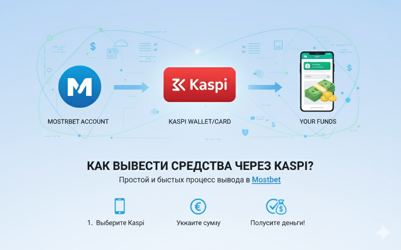 Withdrawal Process via Kaspi in Mostbet