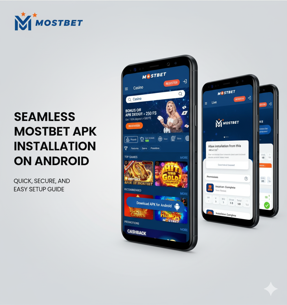 Процесс установки APK Mostbet на Android