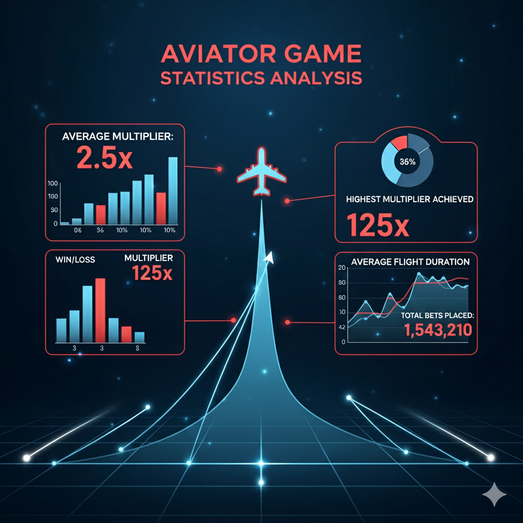 Анализ статистики игры Aviator