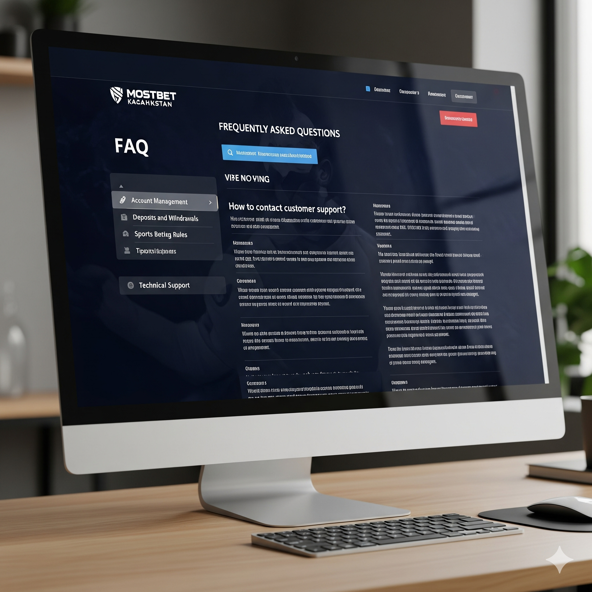Поддержка Mostbet KZ - ответы на частые вопросы игроков