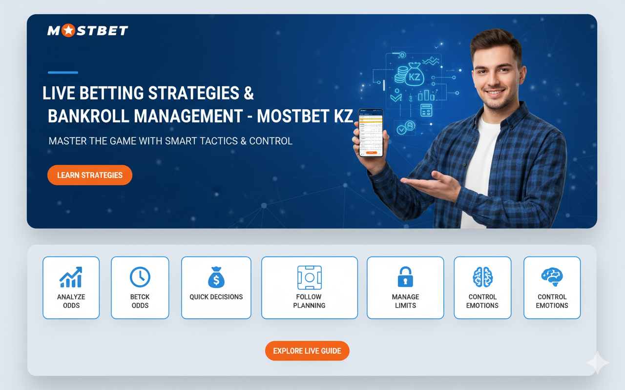 Live ставки Mostbet - стратегии и управление банкроллом