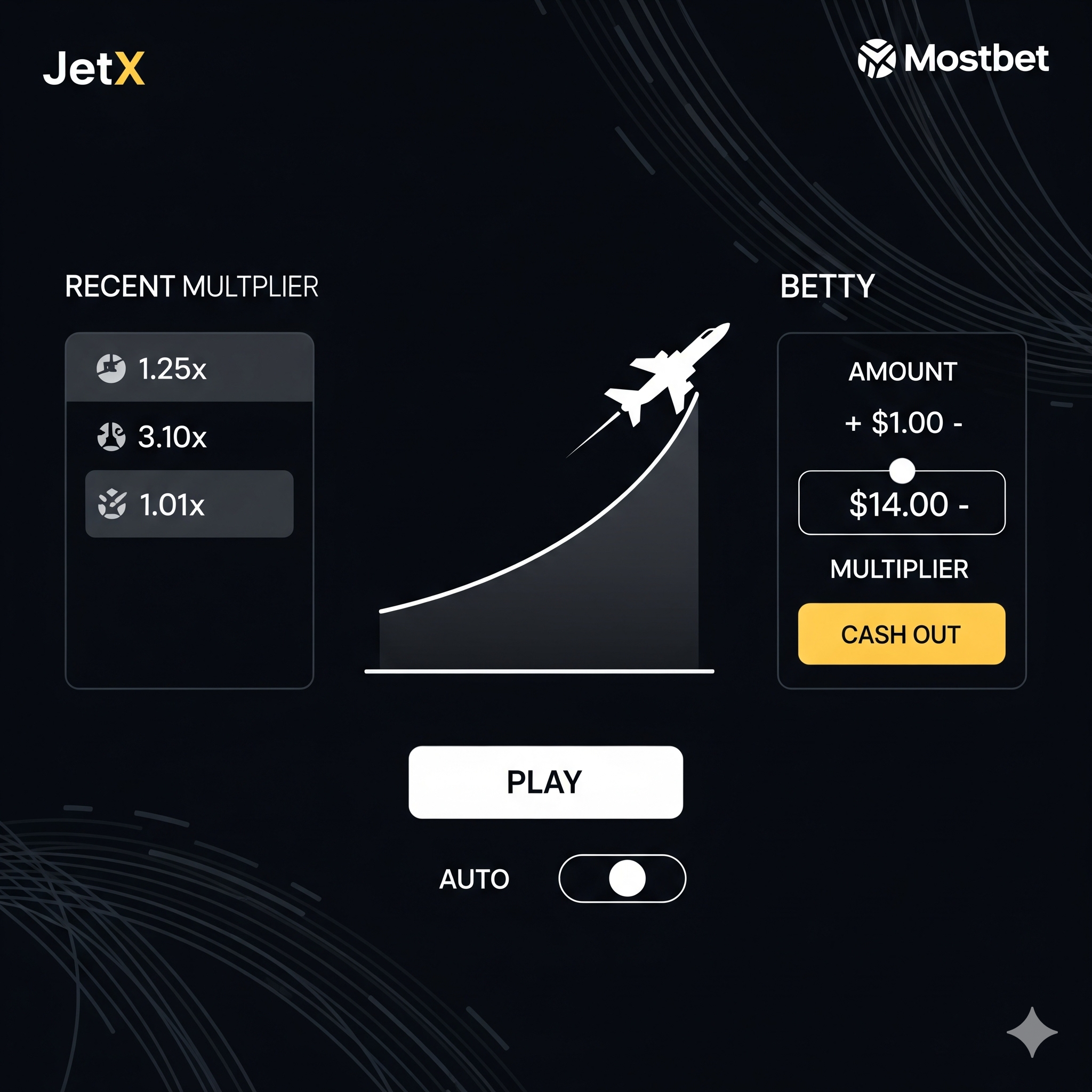 Механика игры JetX в Mostbet