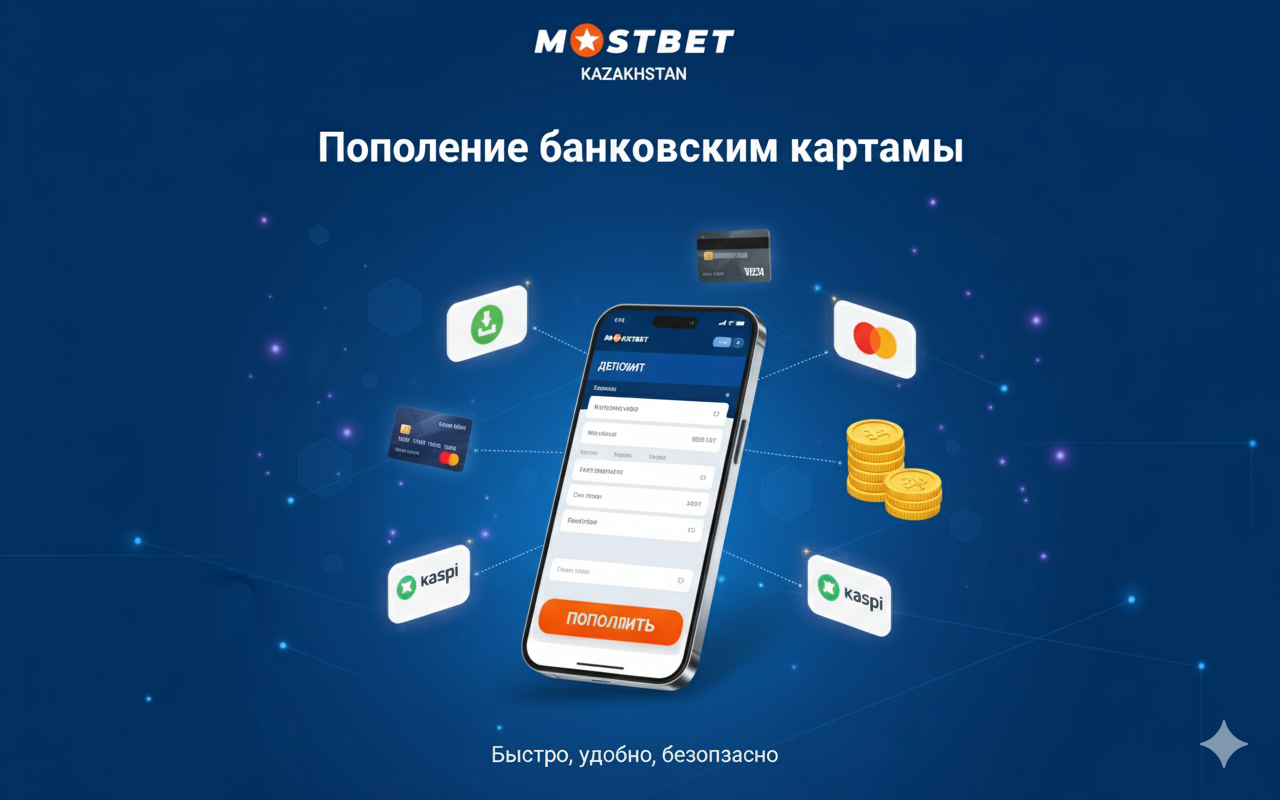 Dépôt par cartes bancaires sur Mostbet France