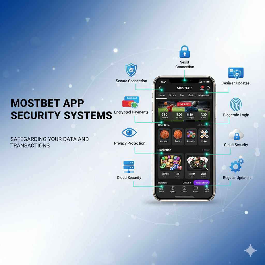 Системы безопасности в приложении Mostbet