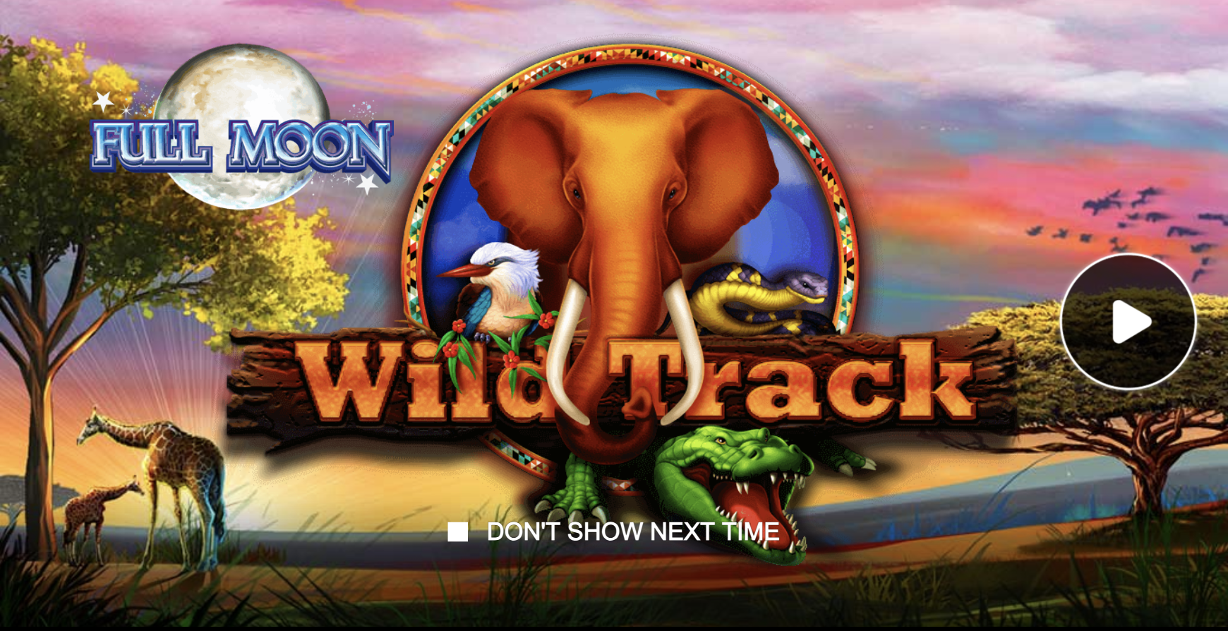 Playtech-тің Full Moon Wild Track ойын автоматы
