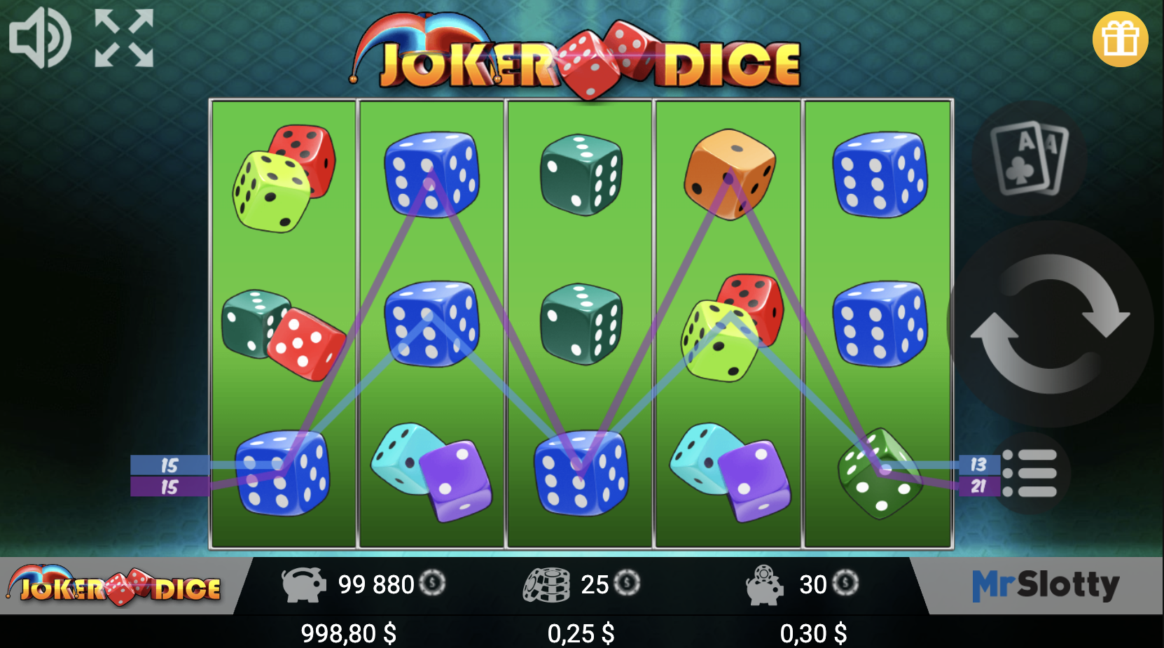 Joker Dice ойынына арналған банкролды басқару схемасы, әртүрлі стратегиялармен
