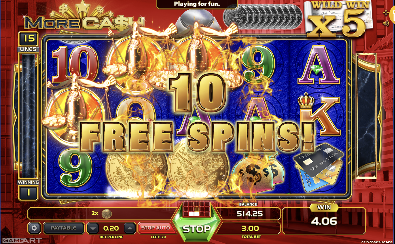 Playing More Cash at online casinos in Kazakhstan from GameArt