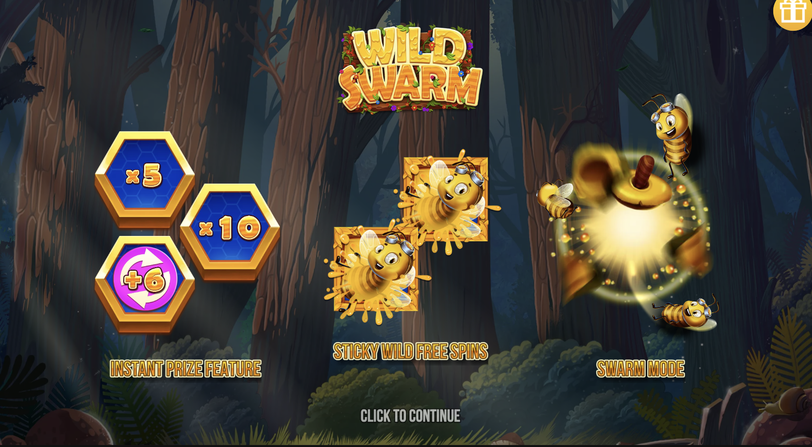 Игровой автомат Wild Swarm от Push Gaming на платформе Mostbet