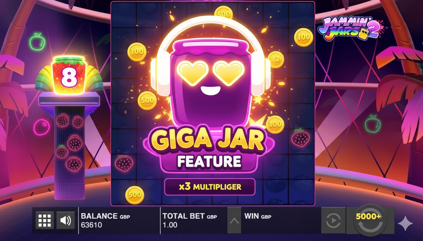 Giga Jar bonus feature in action