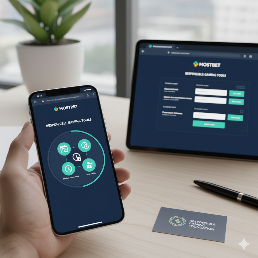 Responsible gaming tools on the Mostbet platform