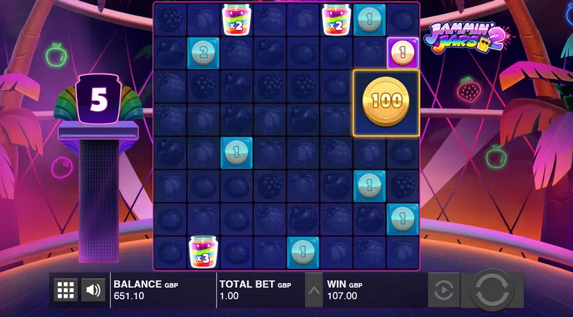 Activating the Giga Jar feature in Jammin' Jars 2