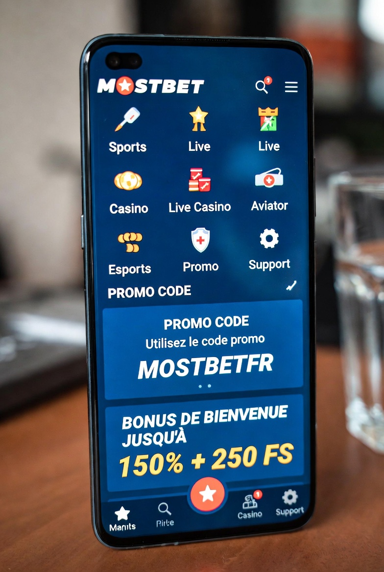 Application mobile Mostbet FR avec codes promo