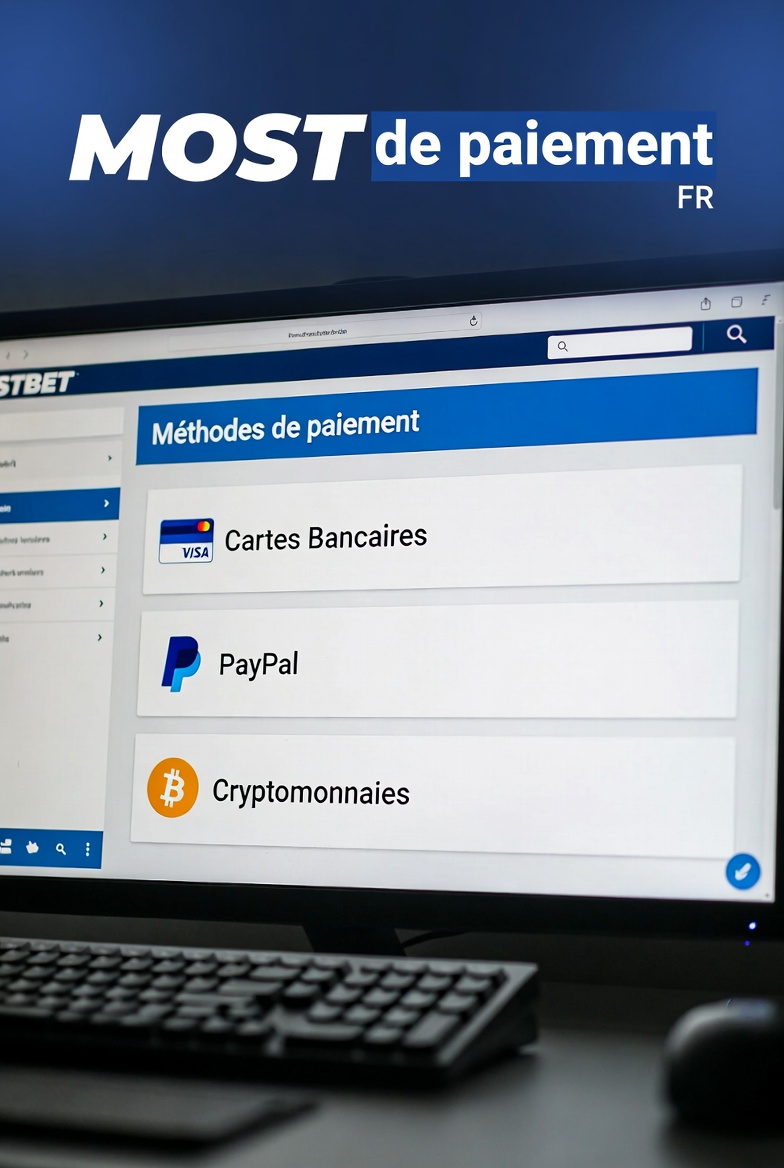 Méthodes de paiement Mostbet FR - Cartes Bancaires, PayPal, cryptomonnaies
