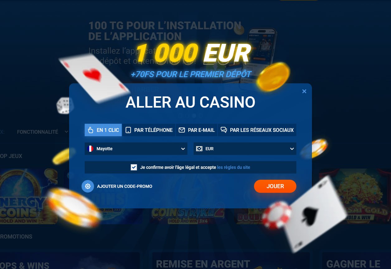 Processus d'inscription sur Mostbet FR pour les utilisateurs de France