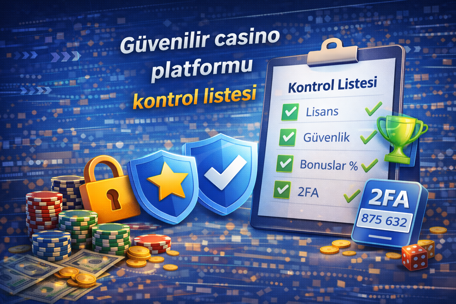 Güvenilir casino platformu kontrol listesi